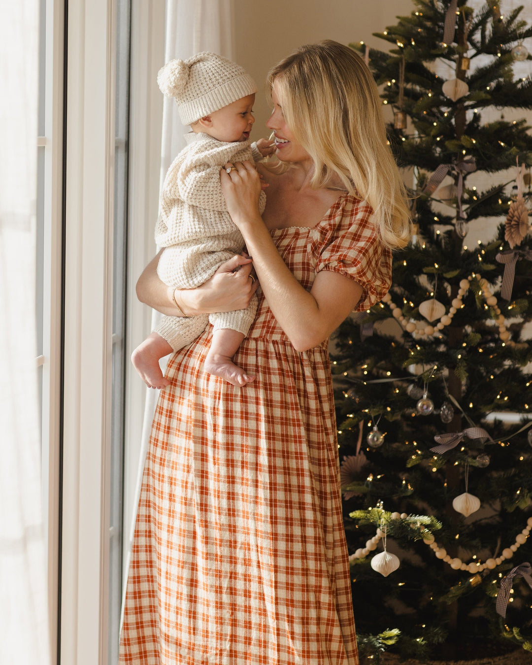 Quincy Mae Baby Beanie - Natural