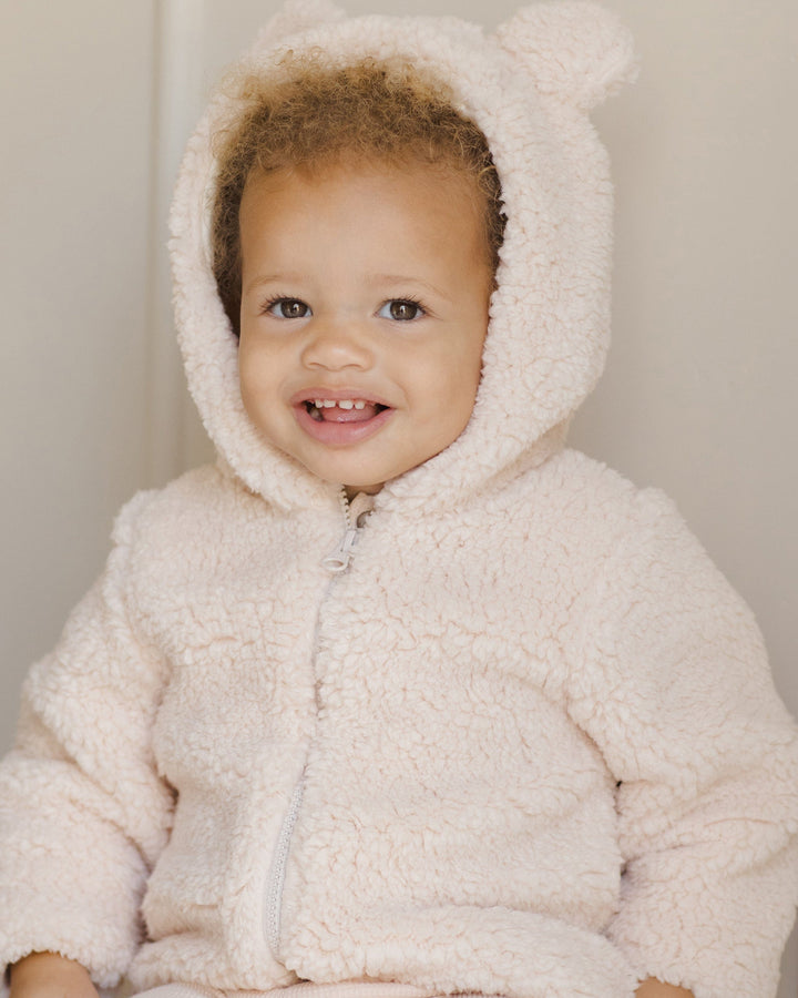 Quincy Mae Baby Bear Jacket - Antique