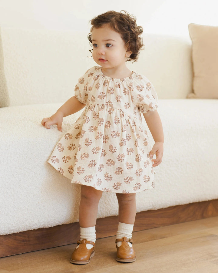 Quincy Mae Baby Bella Dress - Daylily