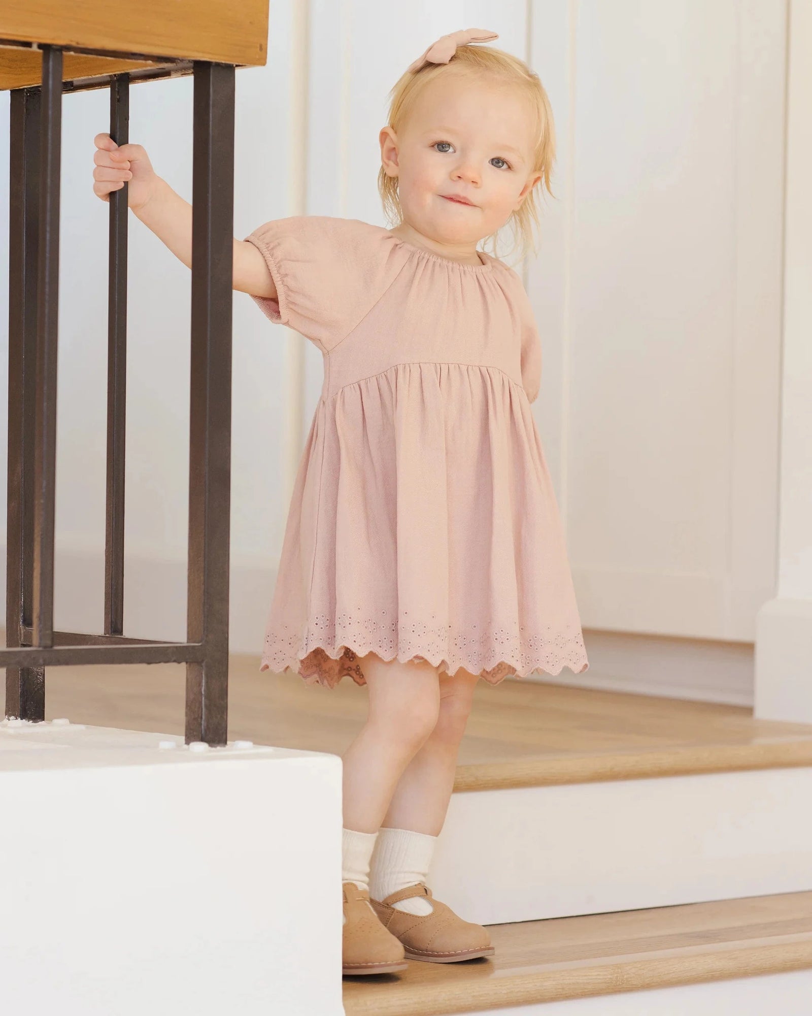 Quincy Mae Baby Bella Dress - Rose