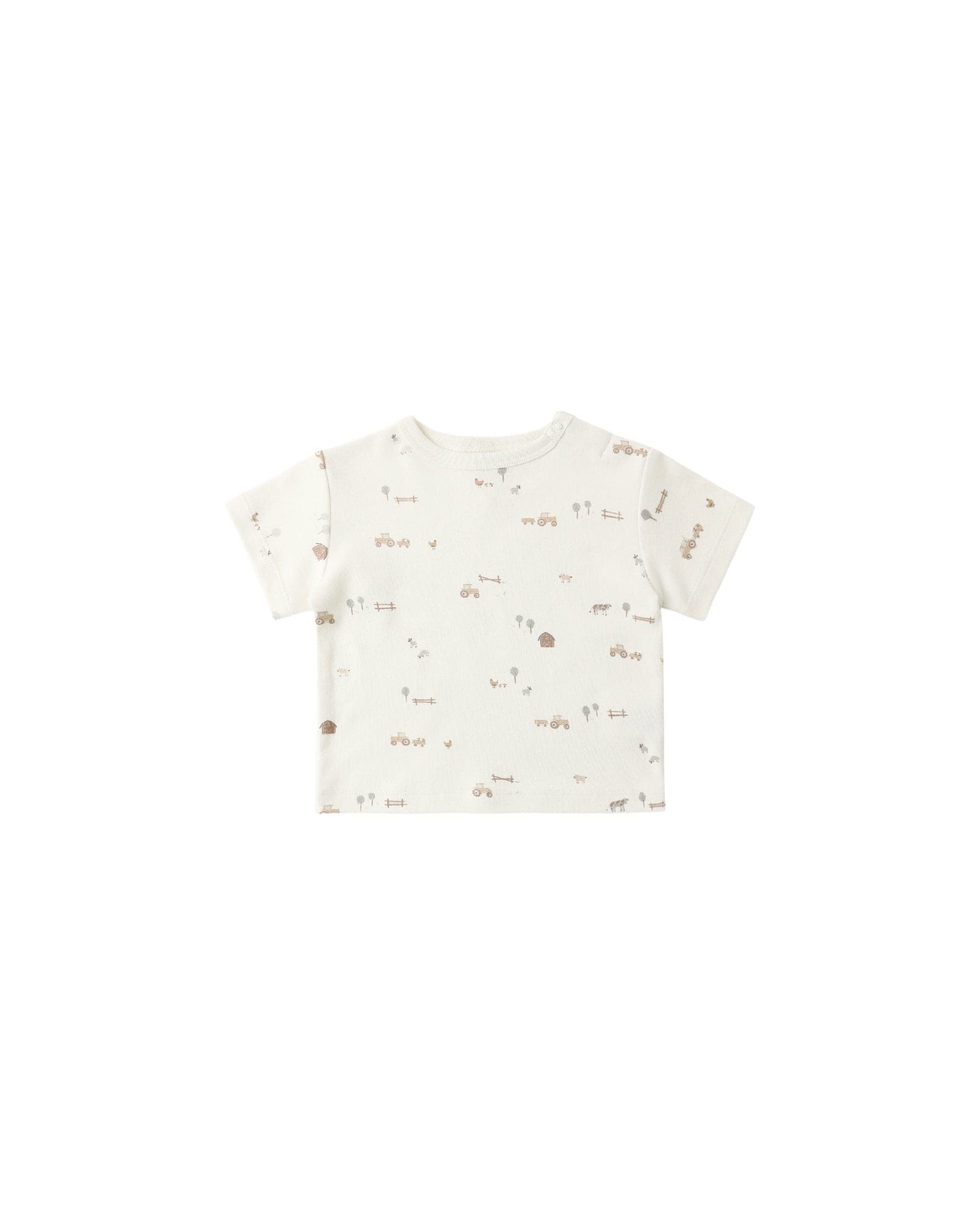 Quincy Mae Baby Boxy Tee Farm