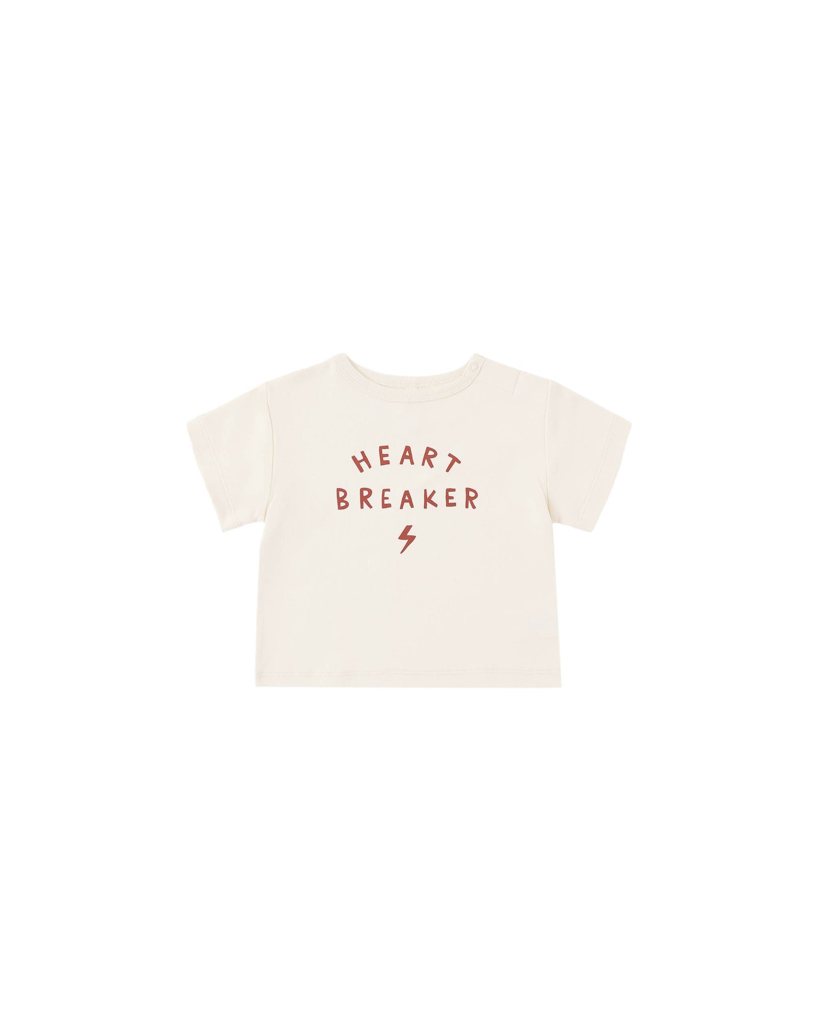Quincy Mae Baby Boxy Tee | Heartbreaker