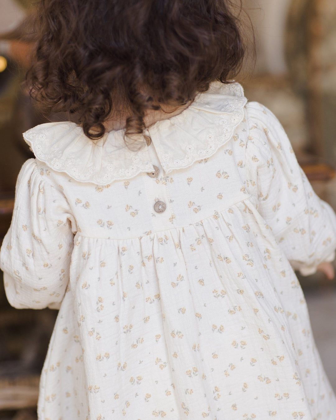 Quincy Mae Baby Callie Dress - Golden Floral
