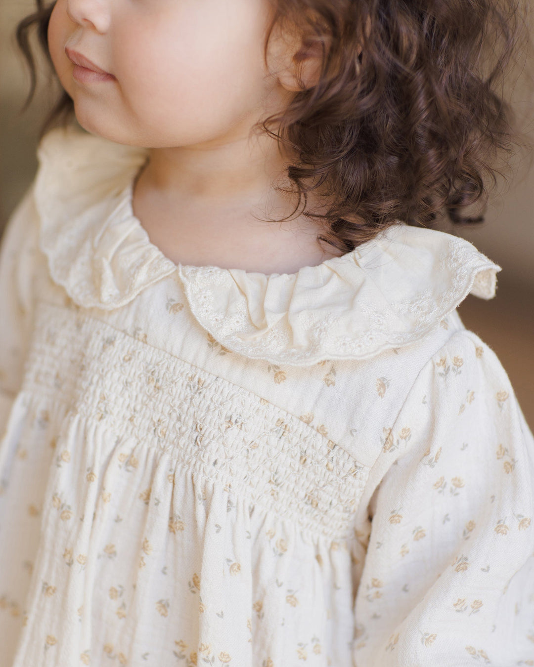 Quincy Mae Baby Callie Dress - Golden Floral