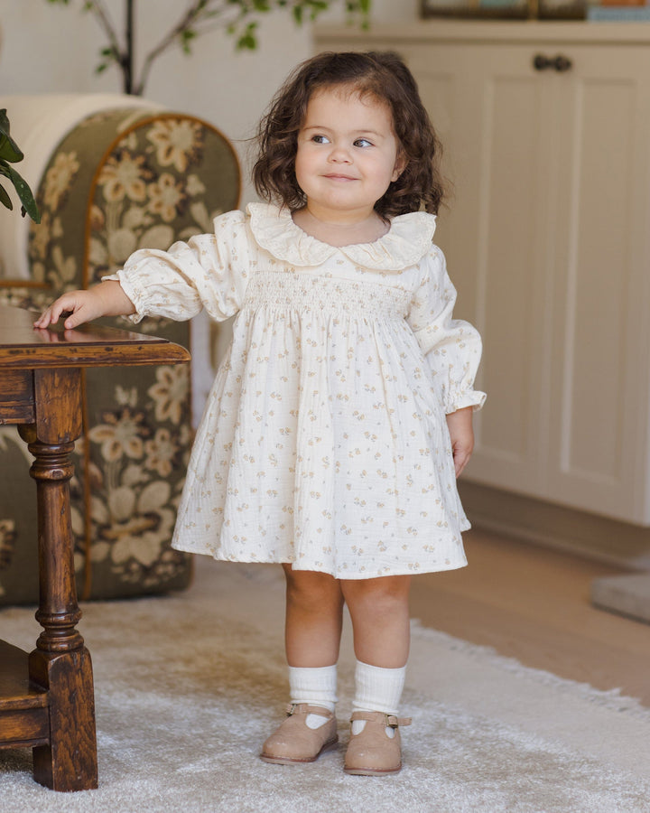 Quincy Mae Baby Callie Dress - Golden Floral