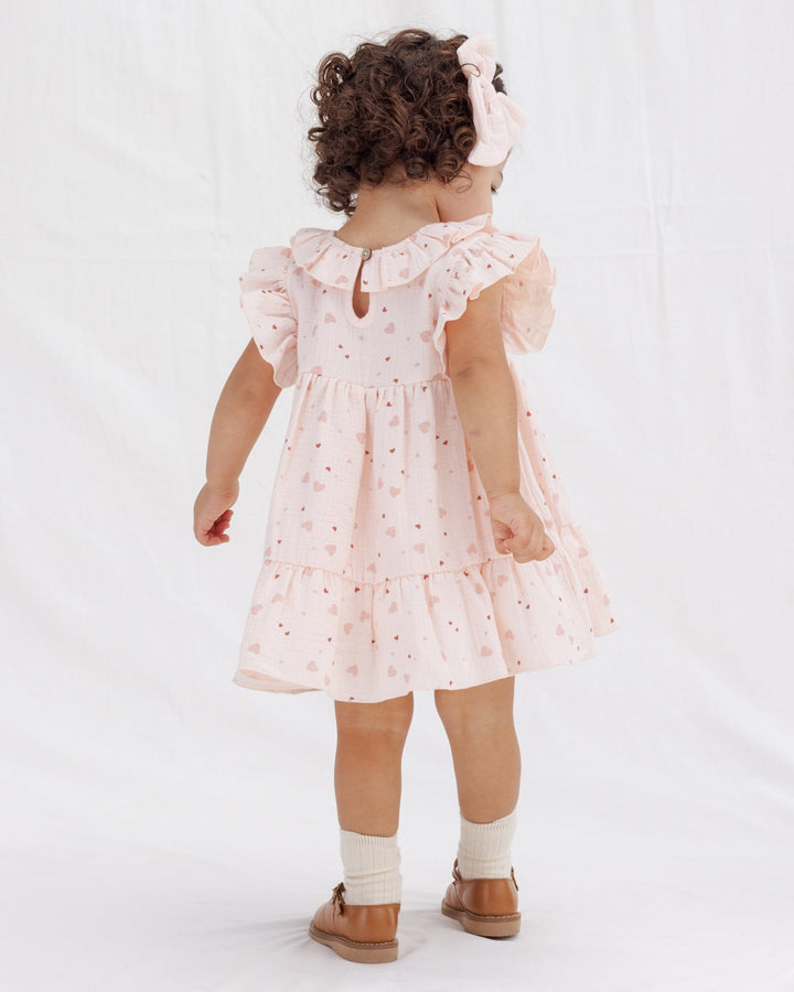 Quincy Mae Baby Charlotte Dress | Heart Confetti