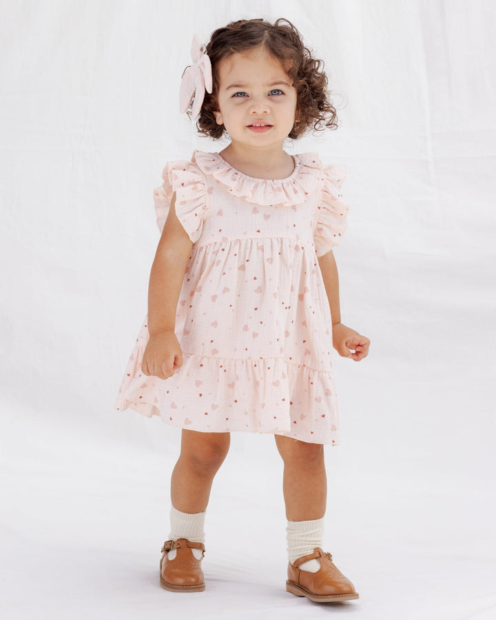 Quincy Mae Baby Charlotte Dress | Heart Confetti