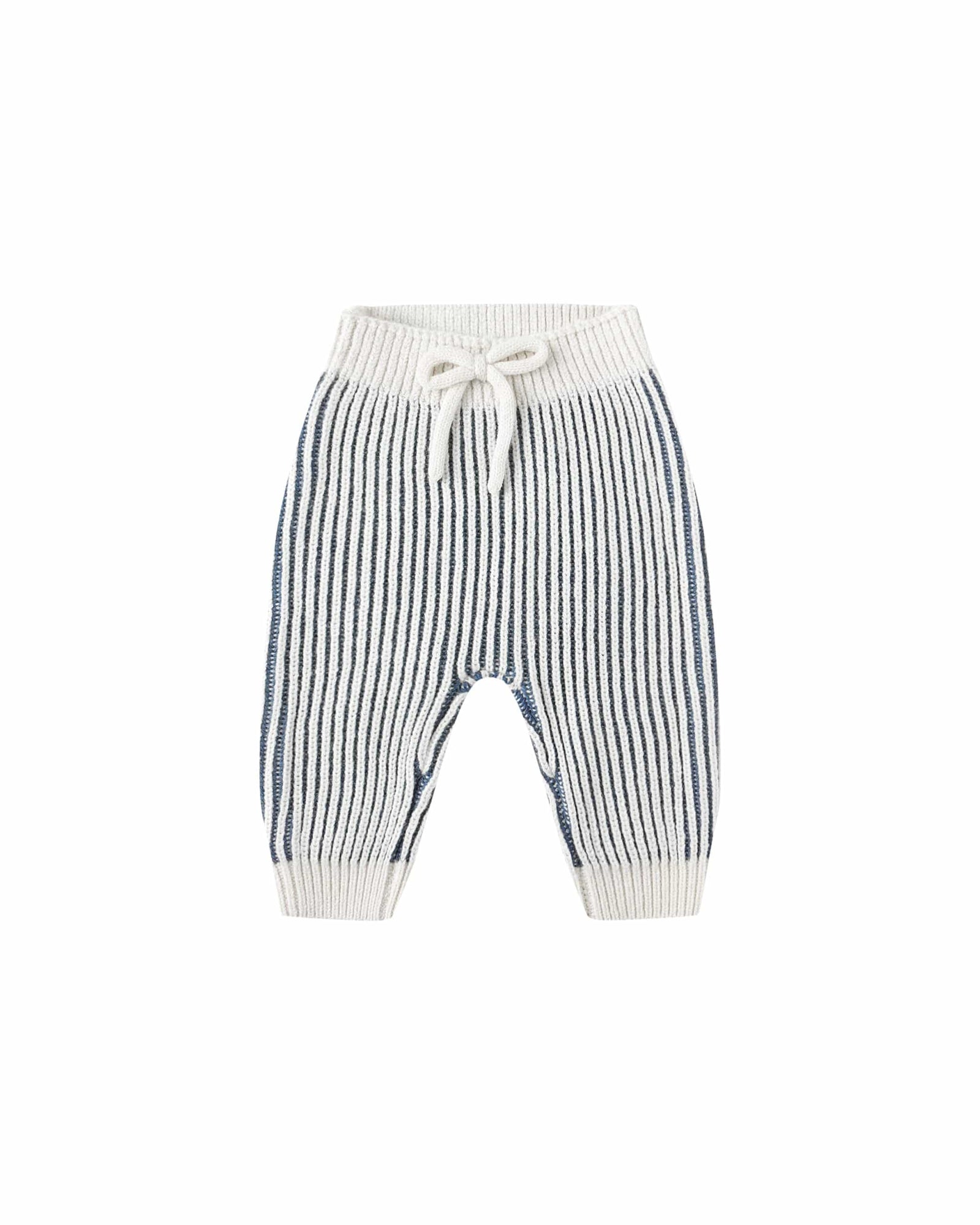 Quincy Mae Baby Chunky Knit Pant - Ocean