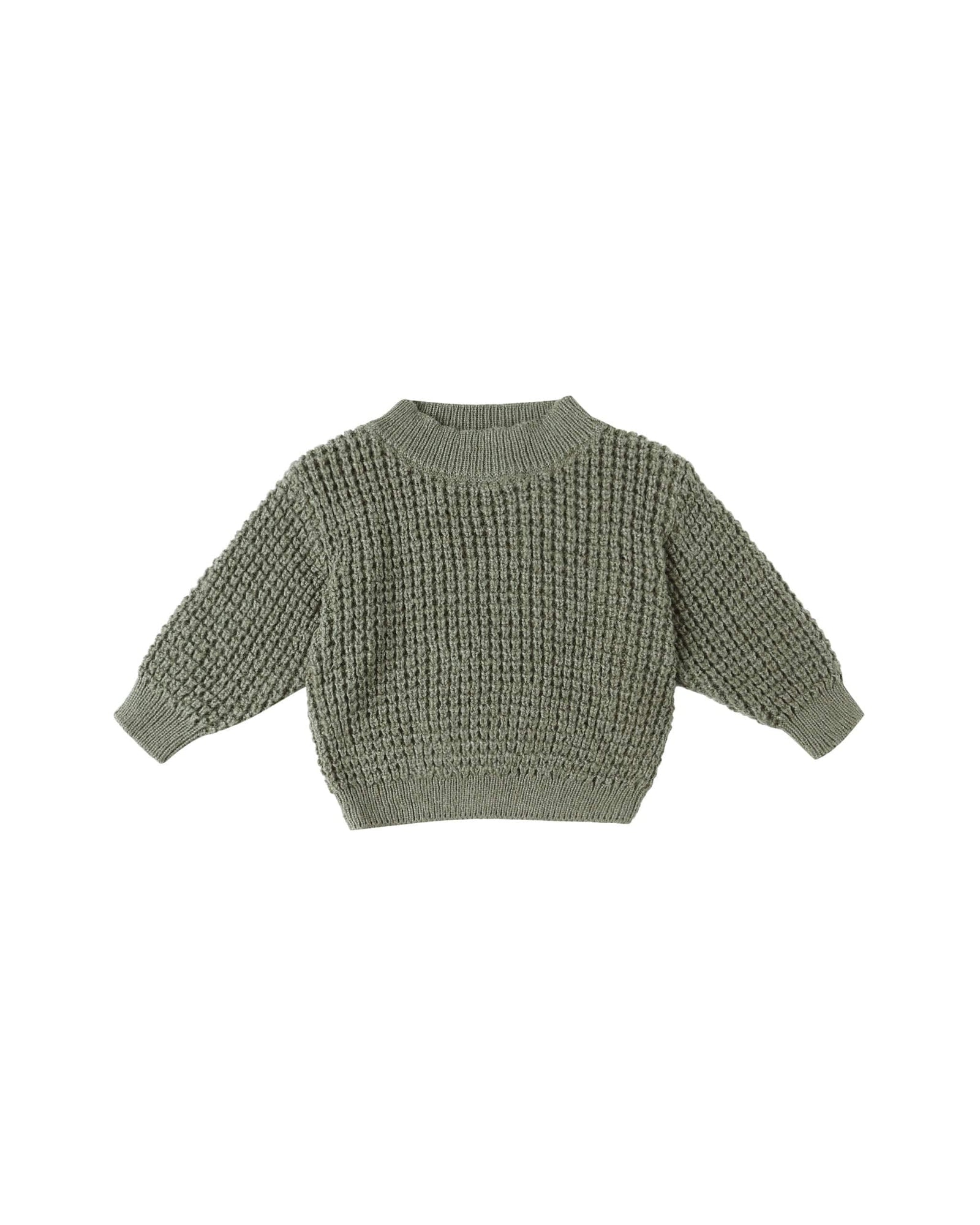 Quincy Mae Baby Chunky Knit Sweater - Forest