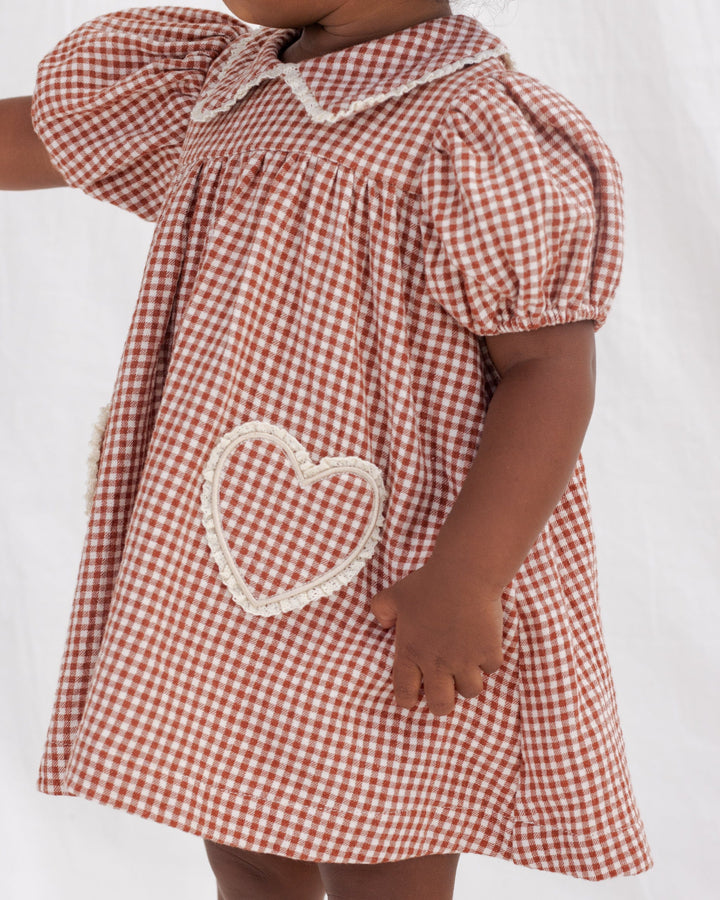 Quincy Mae Baby Coraline Dress | Red Gingham
