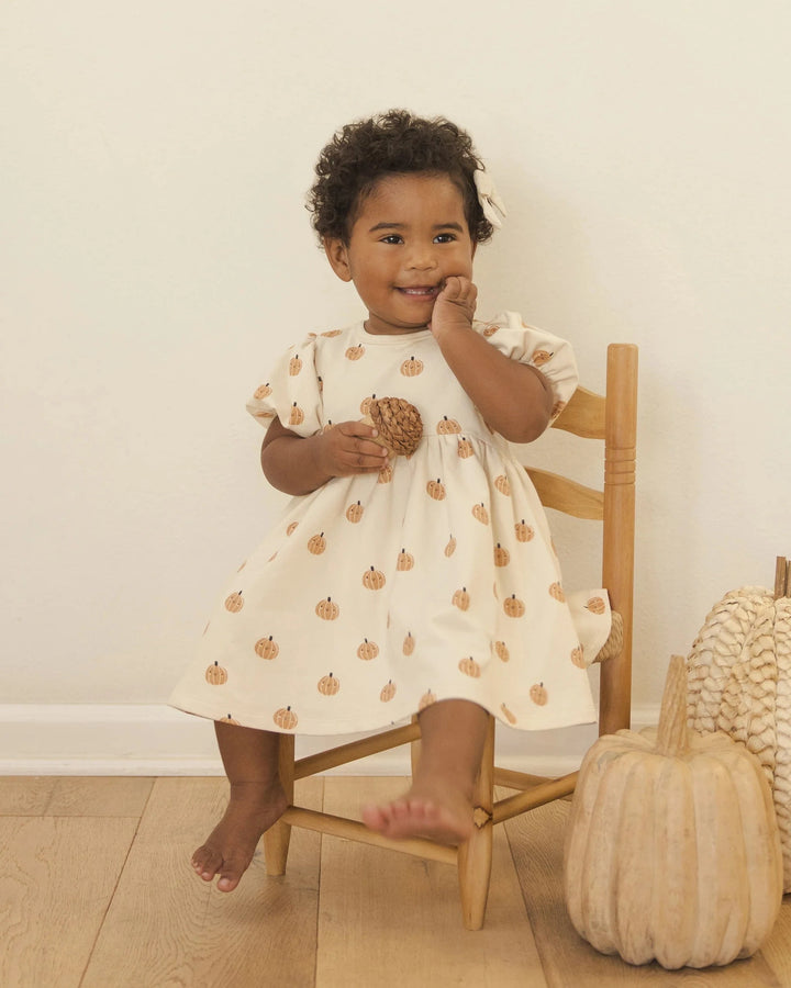Quincy Mae Baby Darla Dress - Smiley Pumpkins