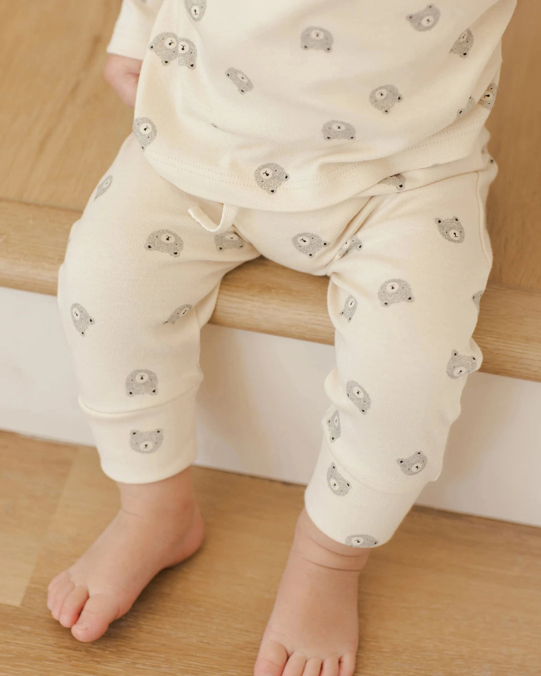 Quincy Mae Baby Drawstring Pant - Bears