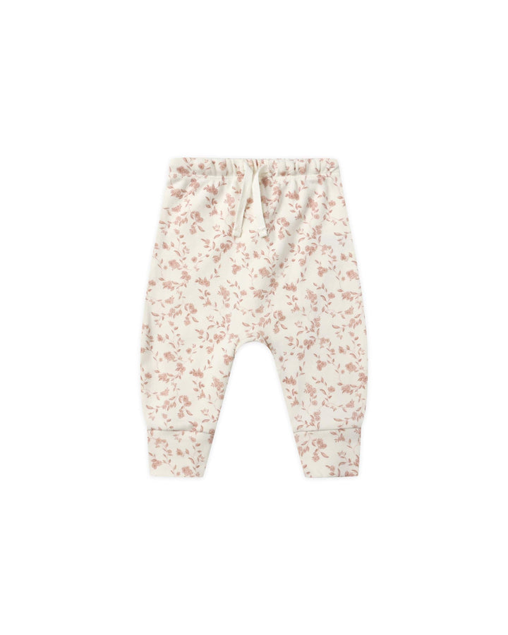 Quincy Mae Baby Drawstring Pant - French Garden