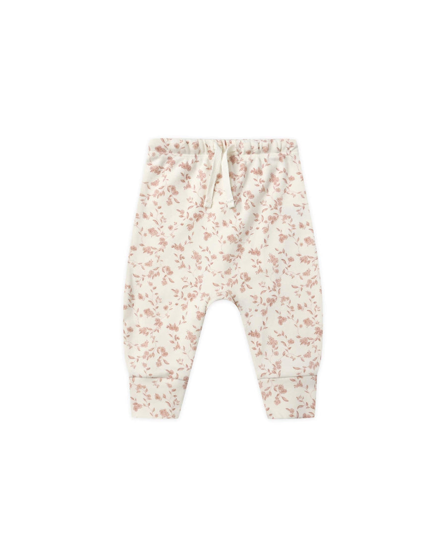Quincy Mae Baby Drawstring Pant - French Garden