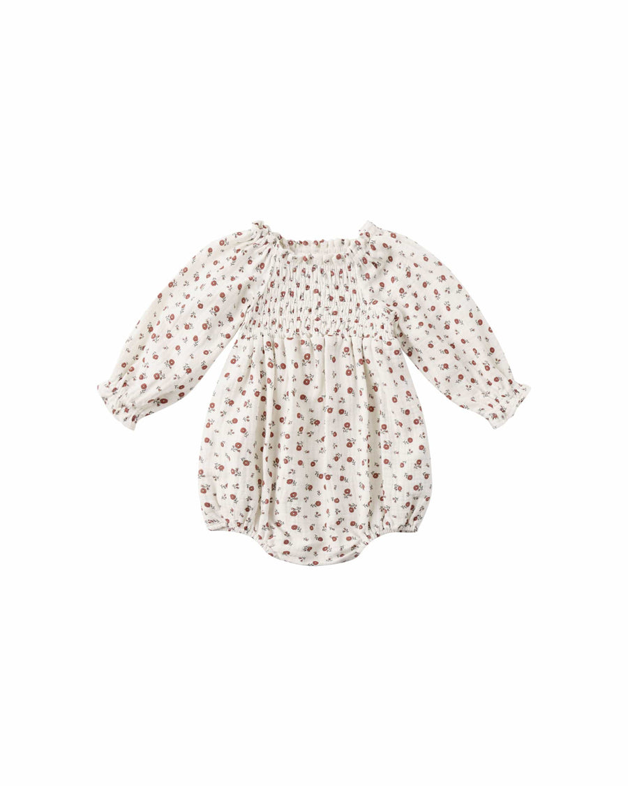 Quincy Mae Baby Eden Romper - Winter Ditsy