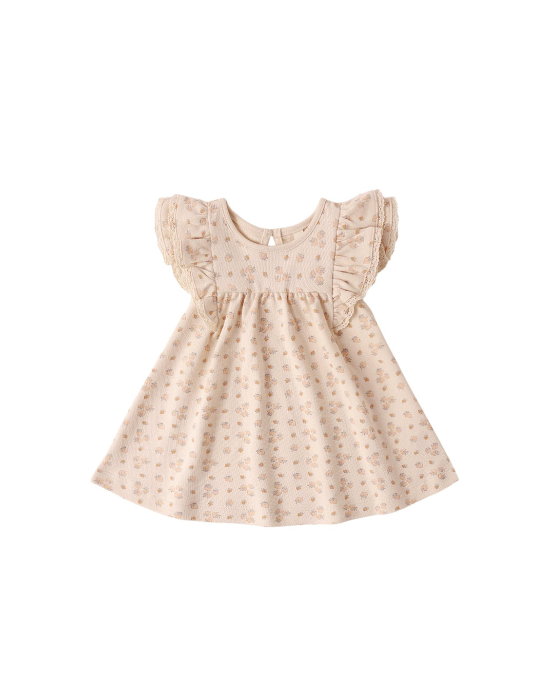 Quincy Mae Baby Flutter Dress Strawberries
