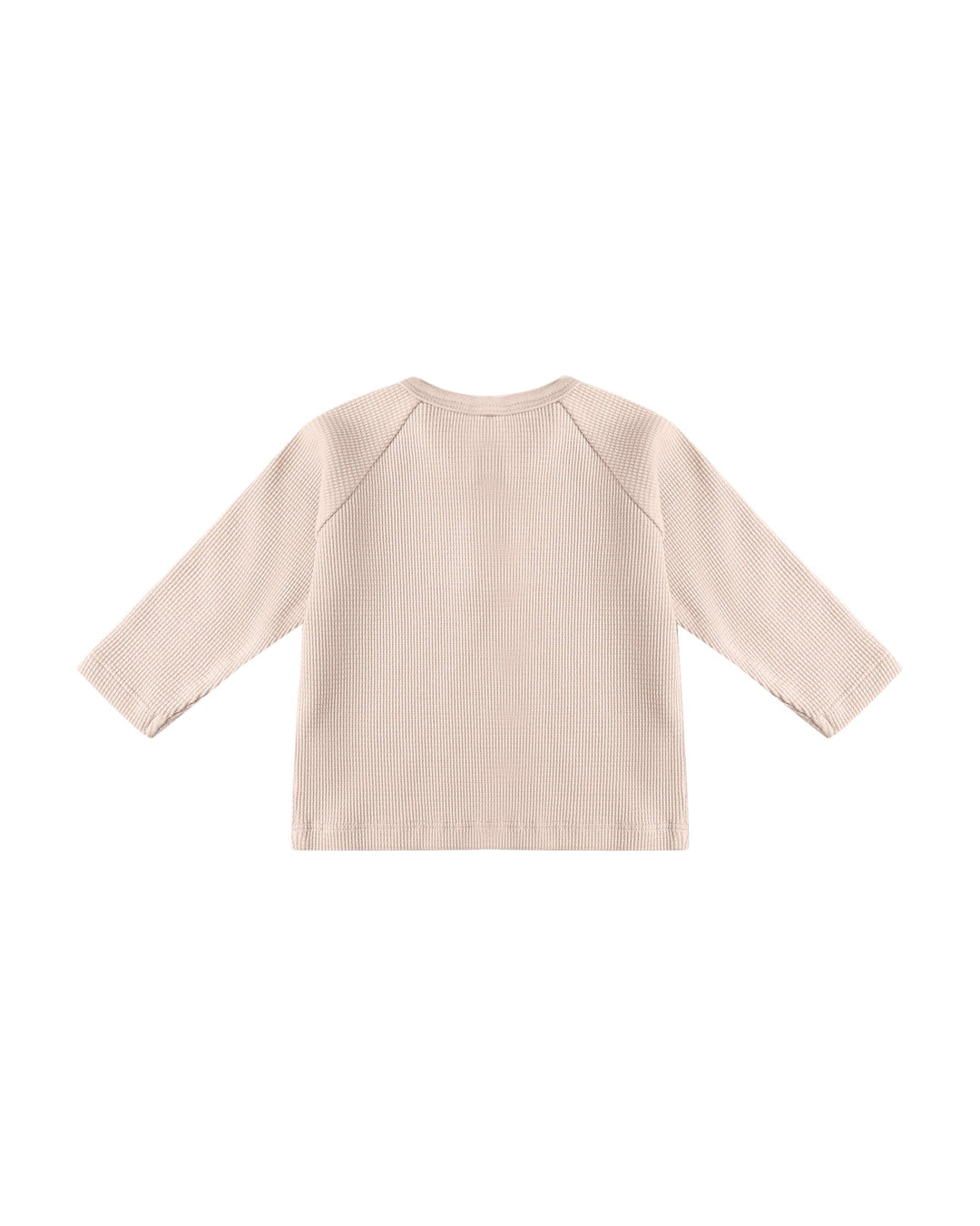 Quincy Mae Baby Henley Knit Top - Antique