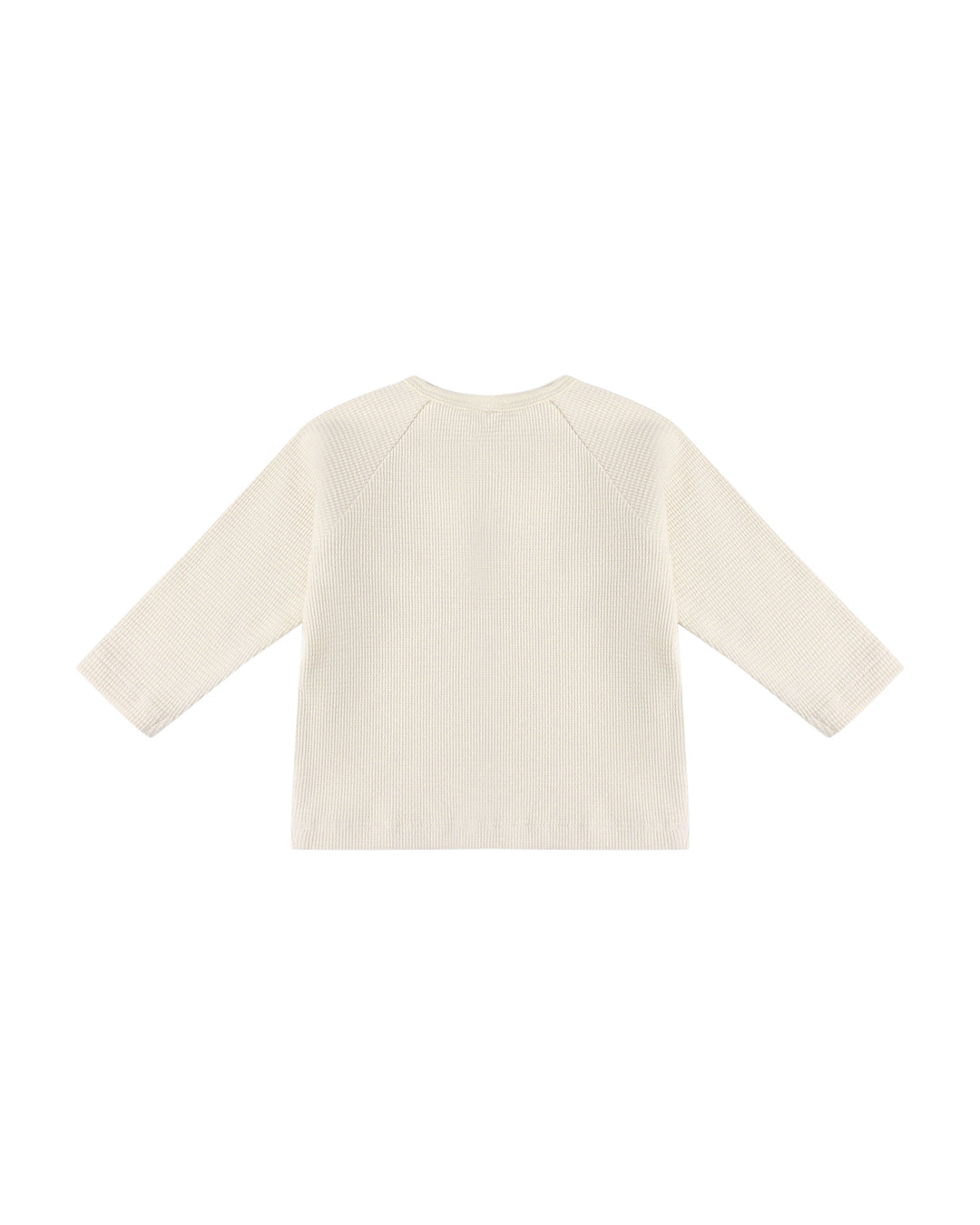 Quincy Mae Baby Henley Knit Top - Natural