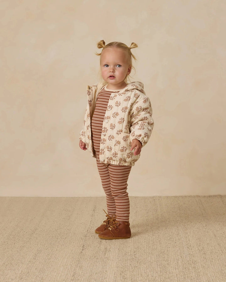 Quincy Mae Baby Hooded Woven Jacket - Daylily