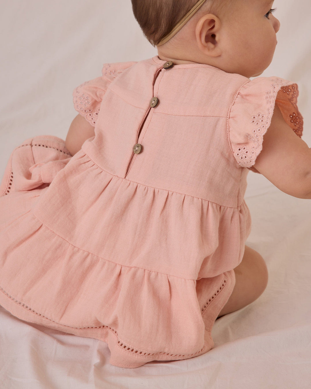 Quincy Mae Baby Lily Dress - Melon