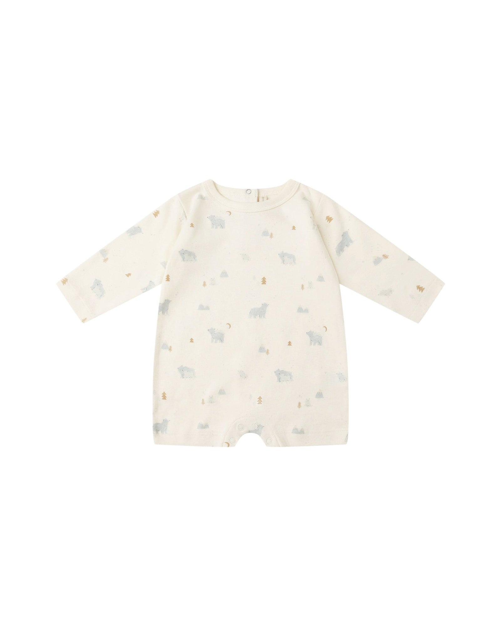 Quincy Mae Baby Long Sleeve Romper - Polar Bears