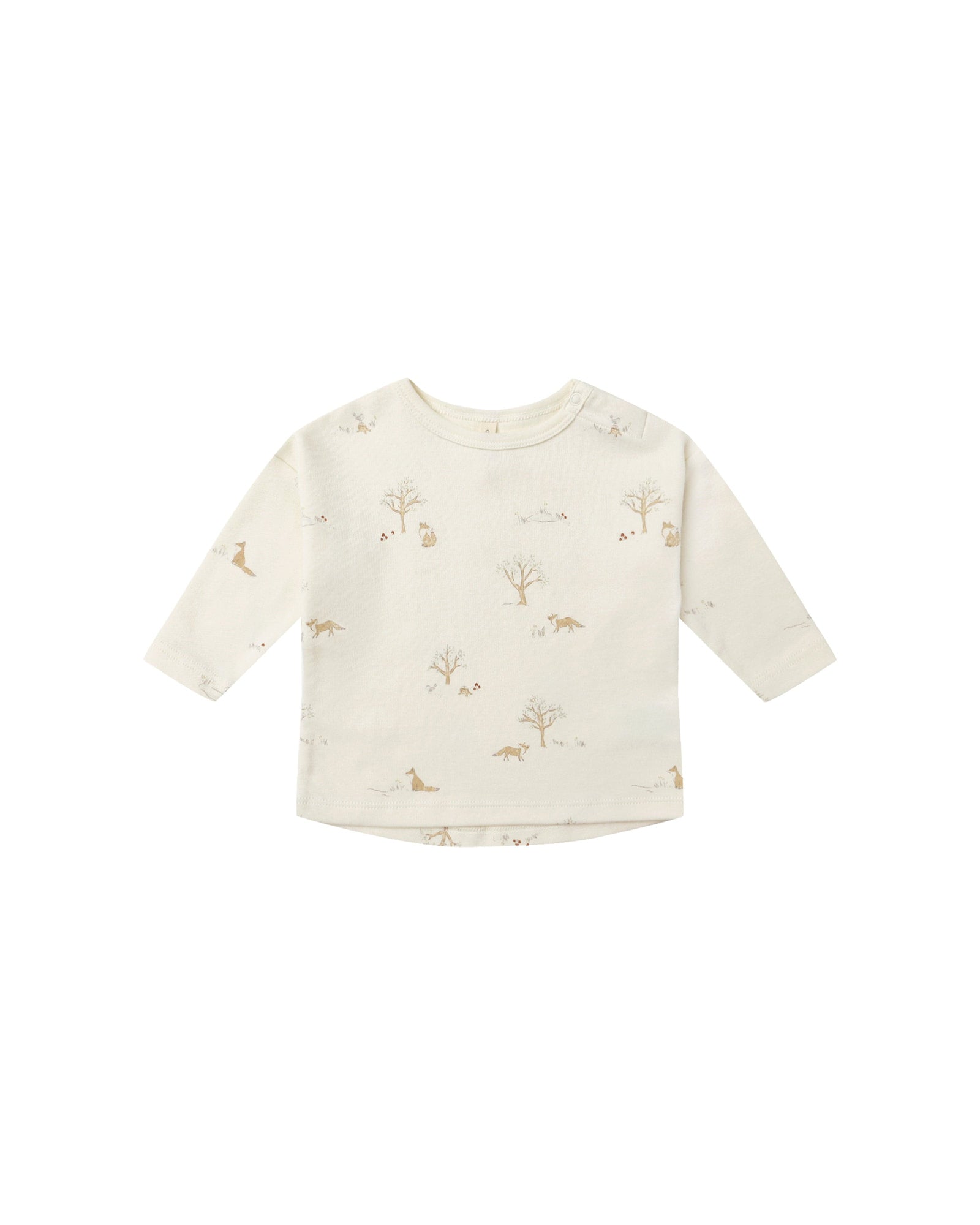 Quincy Mae Baby Long Sleeve Tee - Fox Land