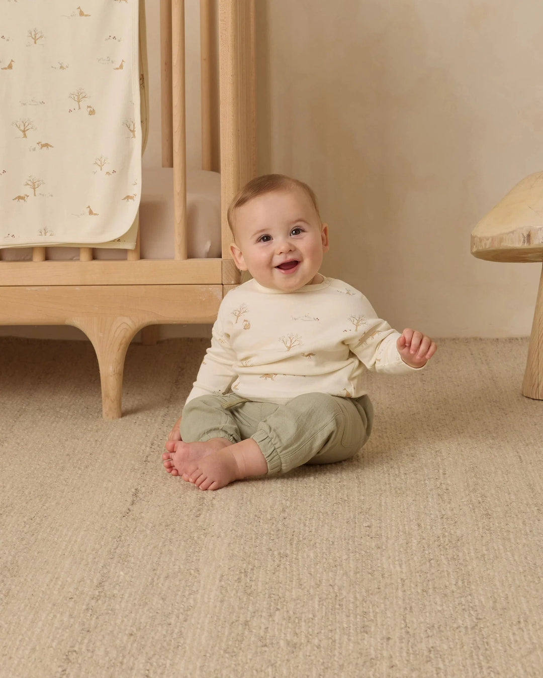 Quincy Mae Baby Long Sleeve Tee - Fox Land