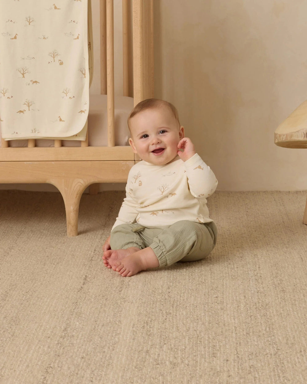 Quincy Mae Baby Long Sleeve Tee - Fox Land