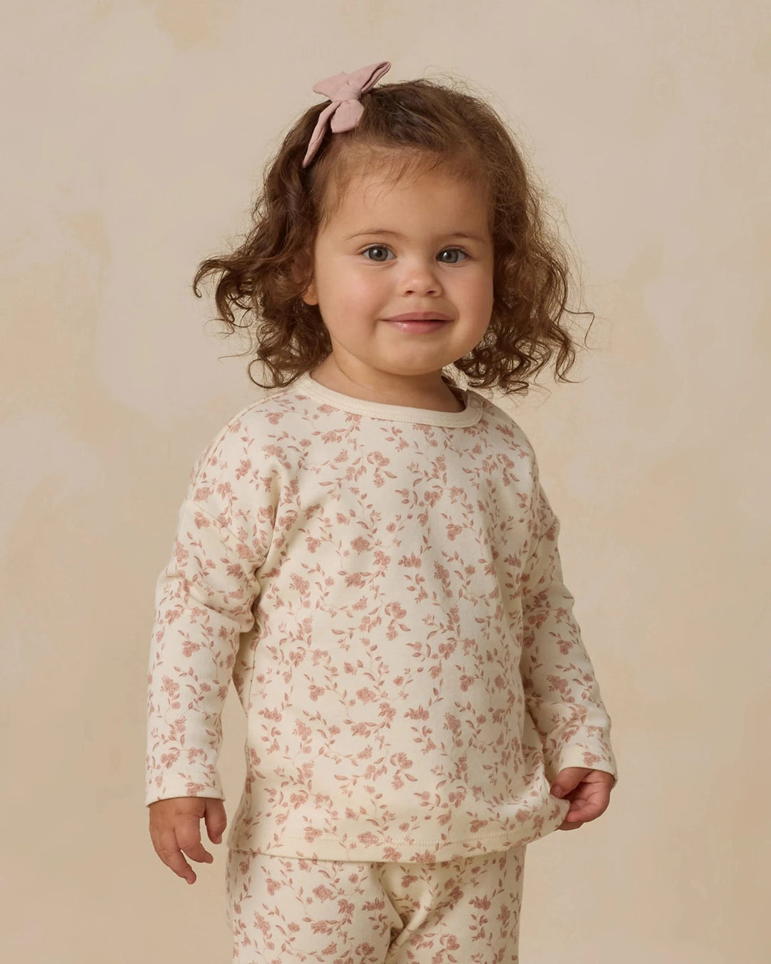 Quincy Mae Baby Long Sleeve Tee - French Garden
