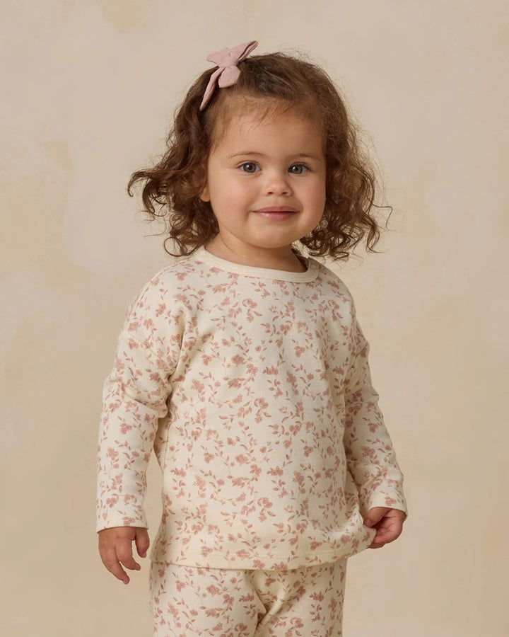 Quincy Mae Baby Long Sleeve Tee - French Garden