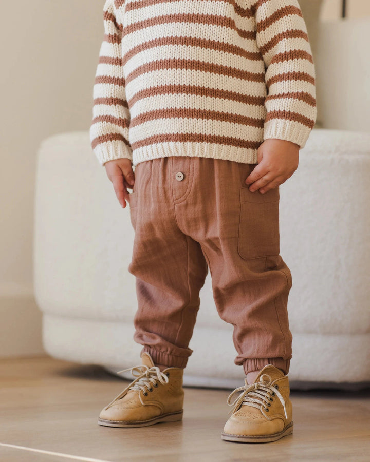 Quincy Mae Baby Luca Pant - Cedar