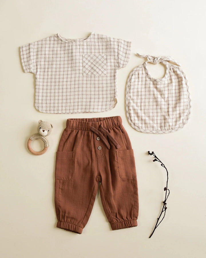 Quincy Mae Baby Luca Pant - Cedar