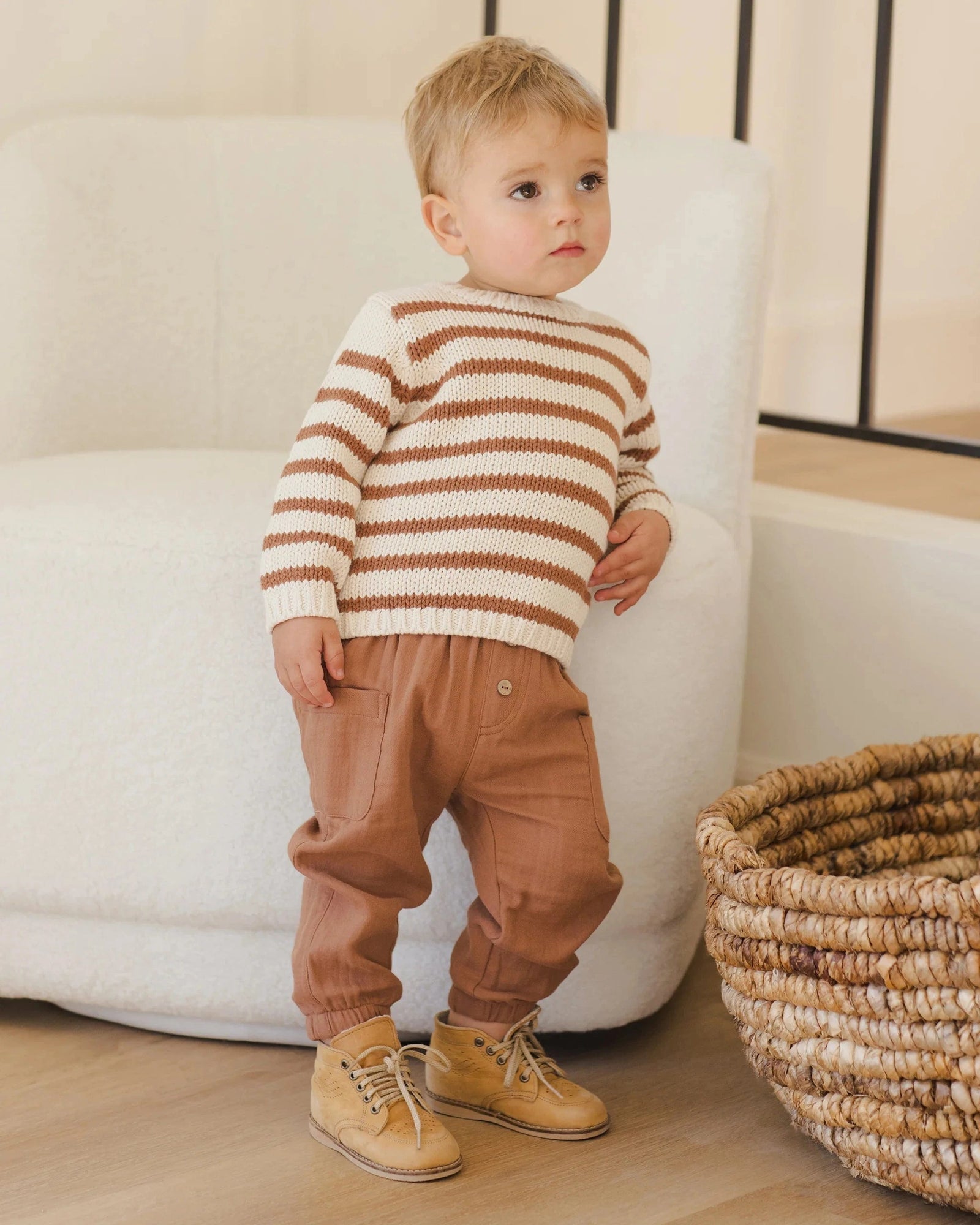 Quincy Mae Baby Luca Pant - Cedar