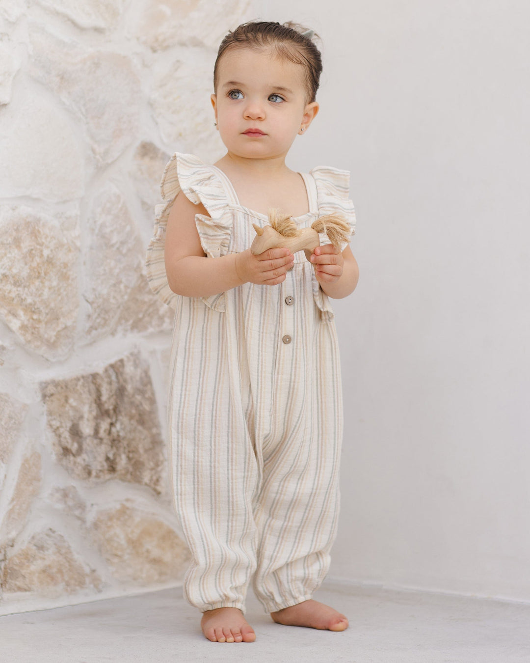 Quincy Mae Baby Nova Romper - Summer Stripe