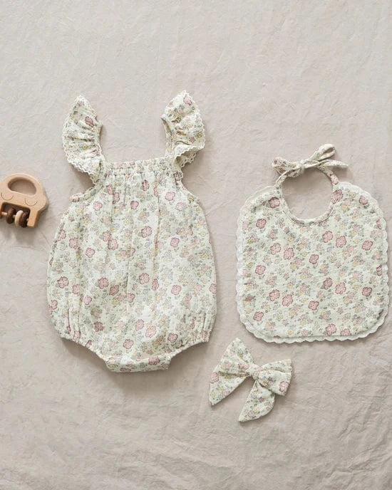 Quincy Mae Baby One Size Bow - Bloom