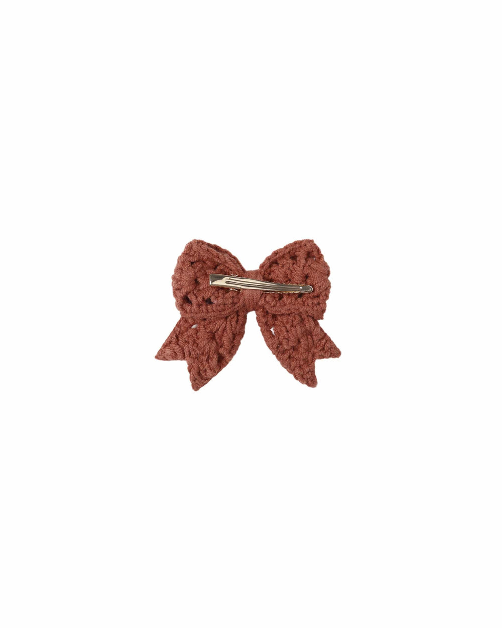 Quincy Mae Baby One Size Crochet Bow - Cranberry
