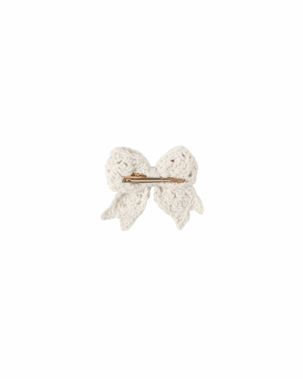 Quincy Mae Baby One Size Crochet Bow - Natural