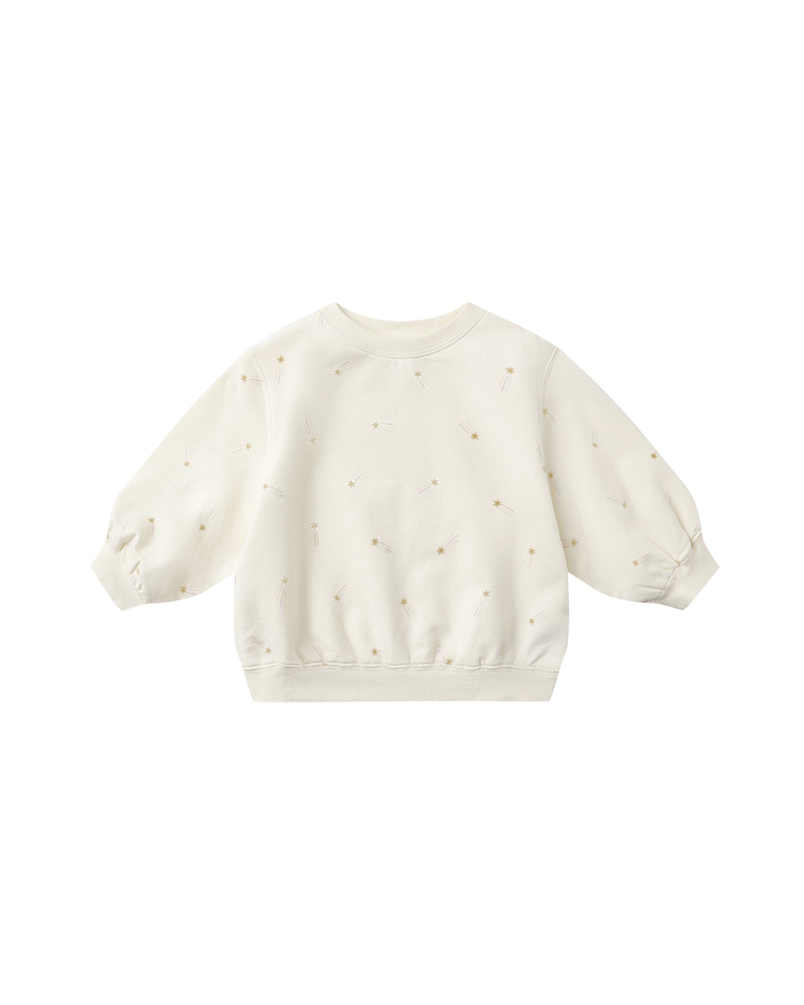 Quincy Mae Baby Oversized Crew Sweatshirt - Shooting Stars