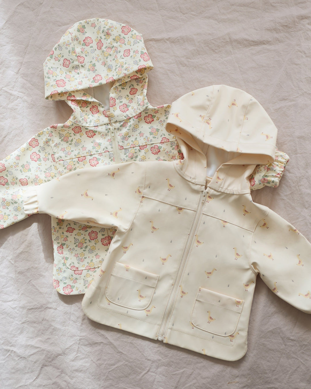 Quincy Mae Baby Rain Coat - Bloom