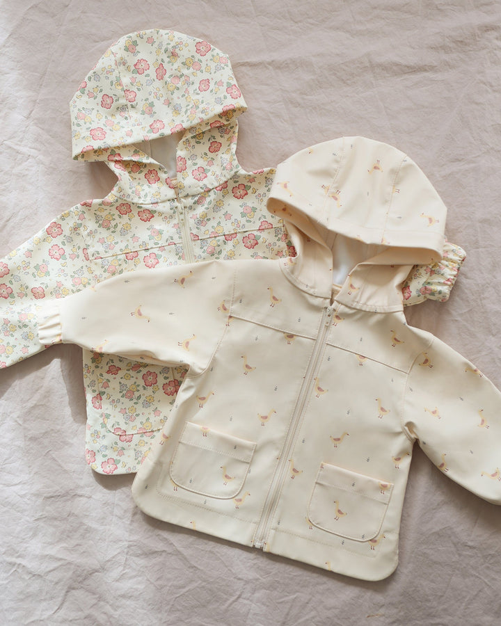 Quincy Mae Baby Rain Coat - Bloom