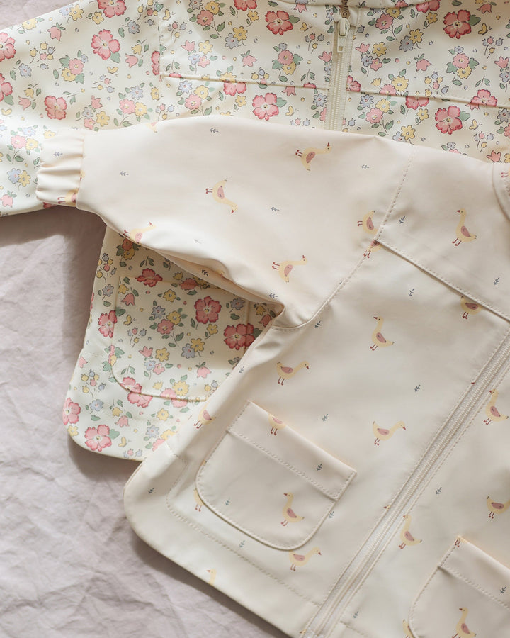 Quincy Mae Baby Rain Coat - Bloom