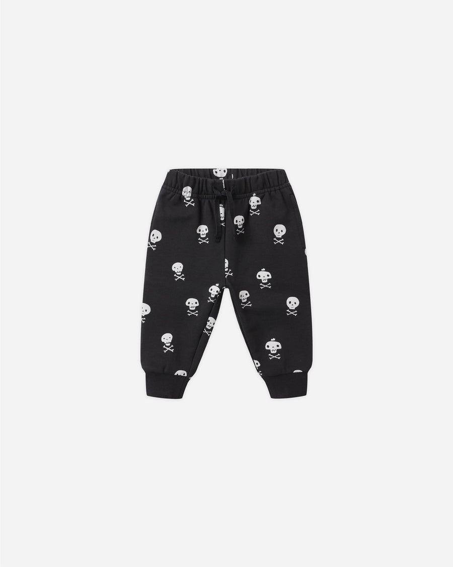Quincy Mae Baby Relaxed Fleece Sweatpant - Crossbones