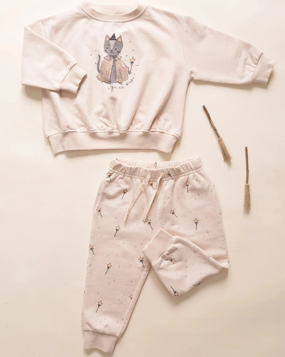 Quincy Mae Baby Relaxed Fleece Sweatpant - Magic