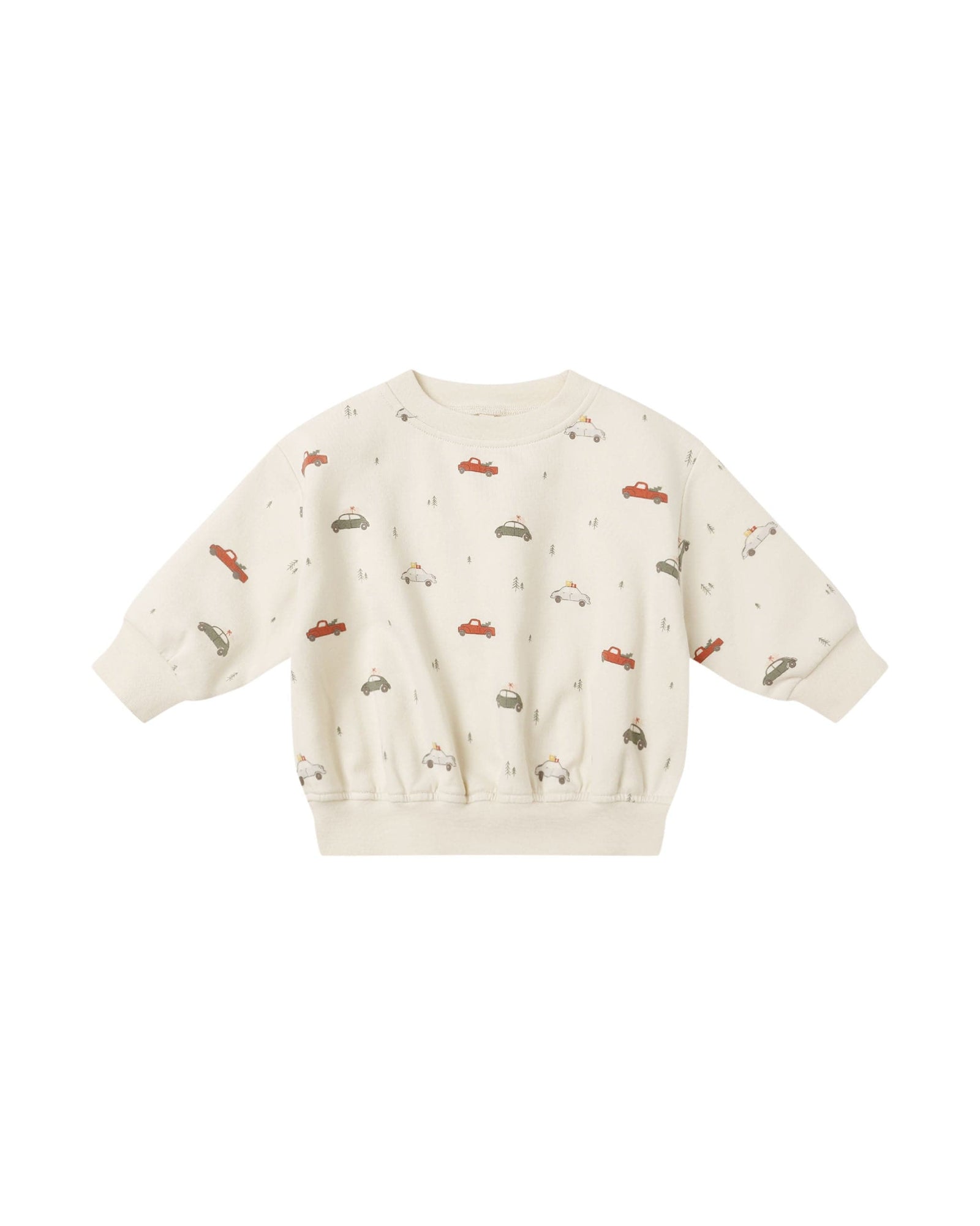 Quincy Mae Baby Relaxed Fleece Sweatshirt - Cars