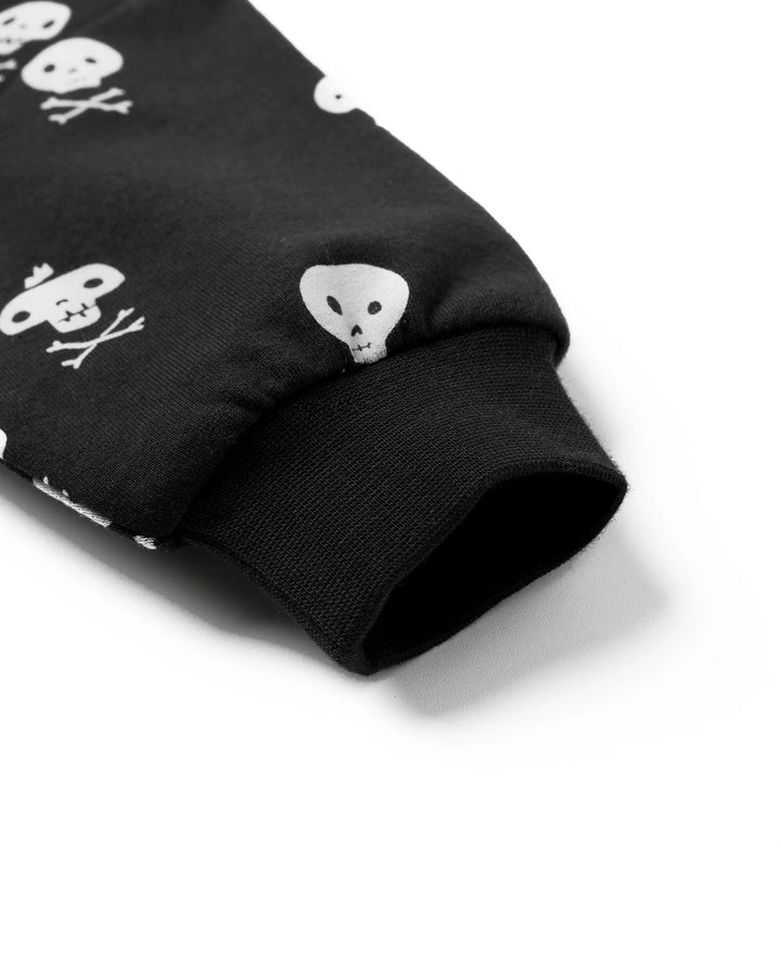 Quincy Mae Baby Relaxed Fleece Sweatshirt - Crossbones