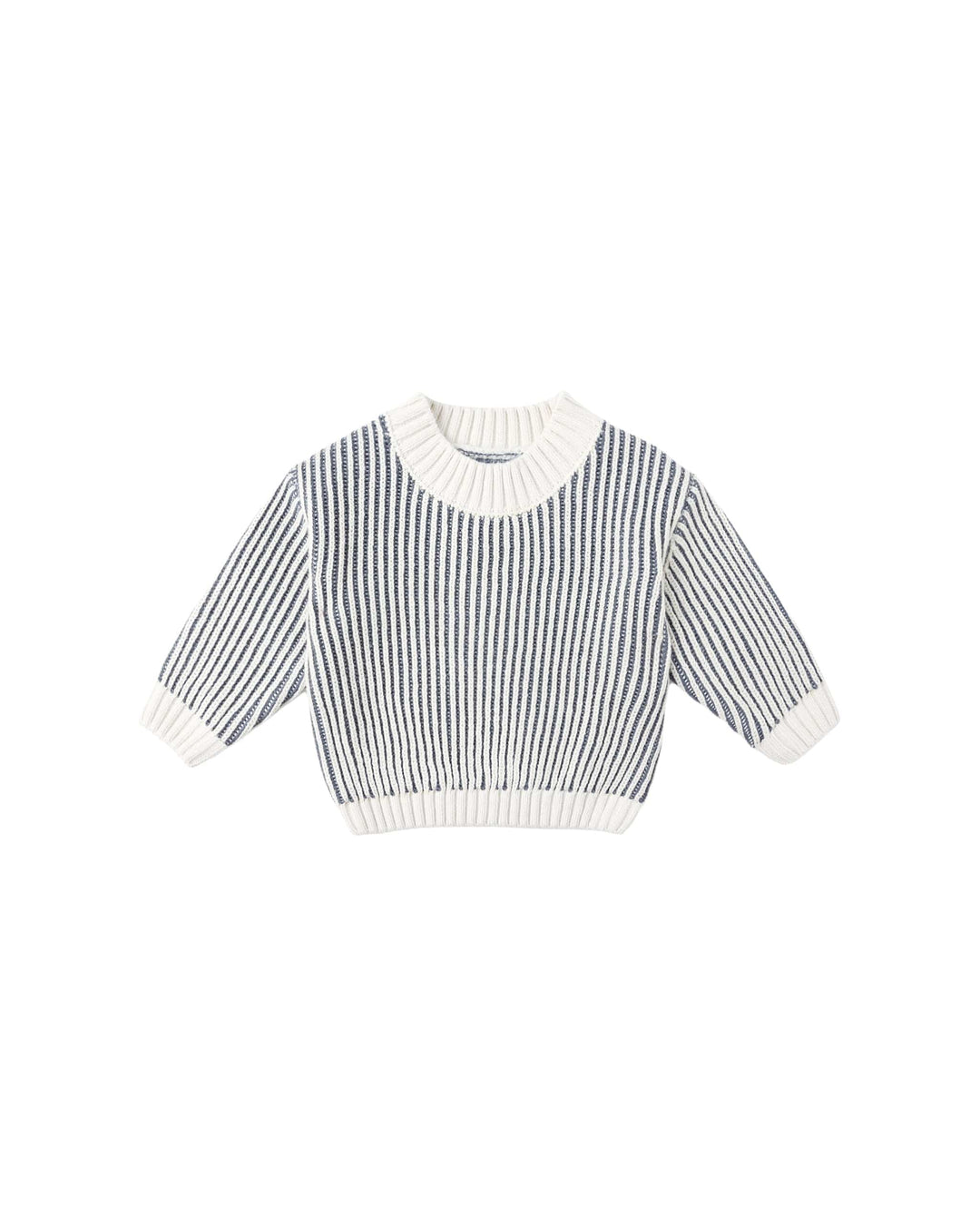 Quincy Mae Baby Relaxed Knit Sweater - Ocean