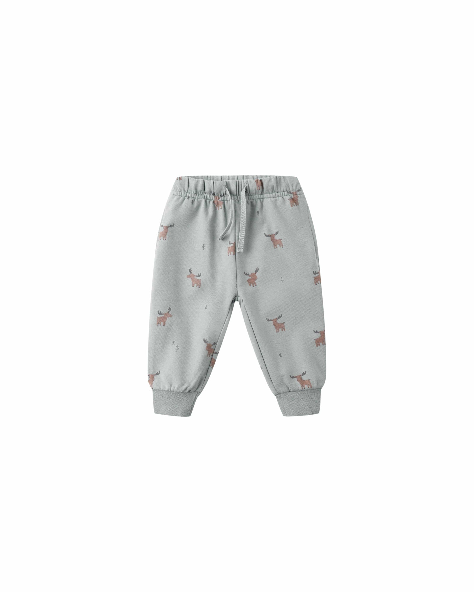 Quincy Mae Baby Relaxed Sweatpant - Moose