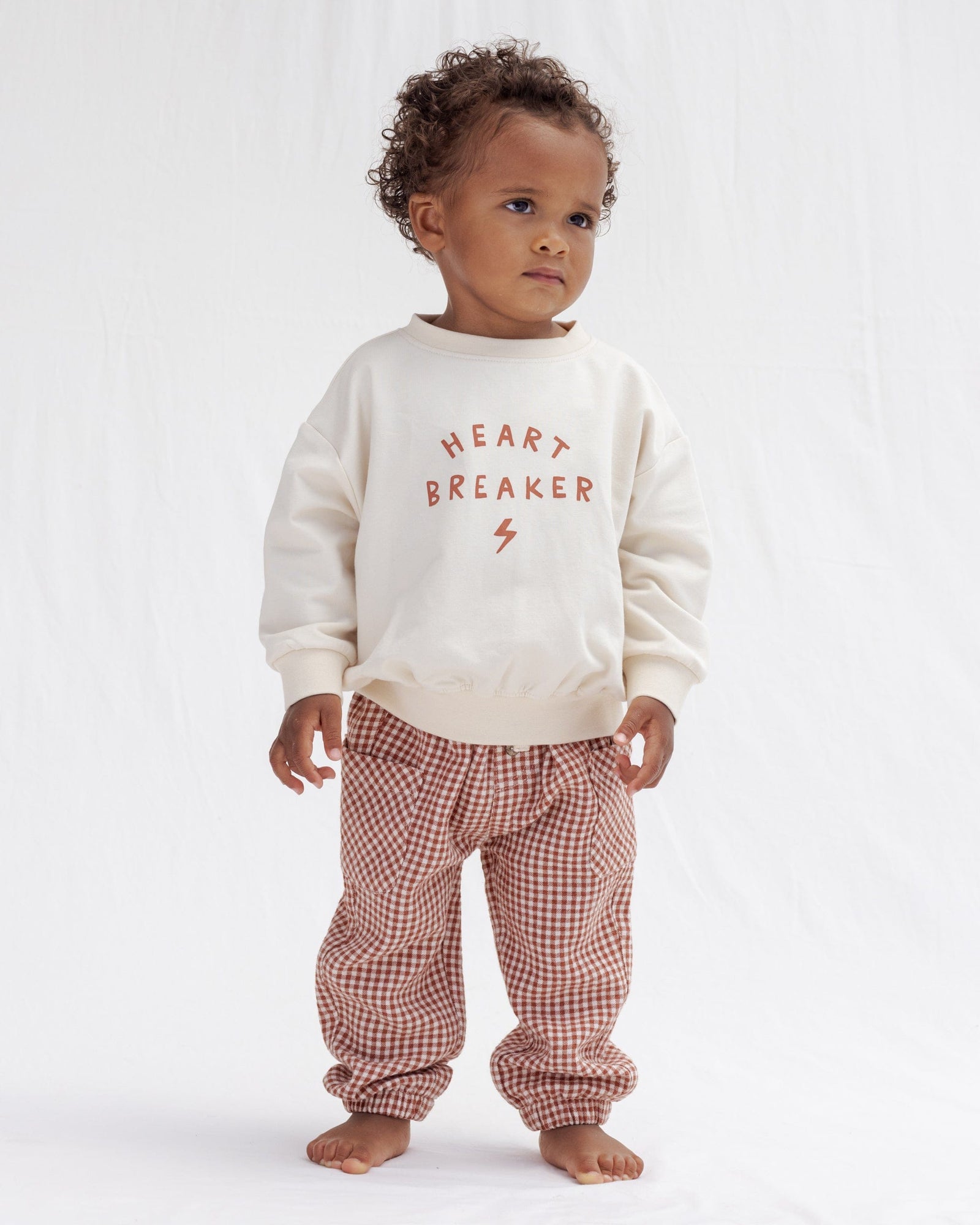 Quincy Mae Baby Relaxed Sweatshirt | Heart Breaker