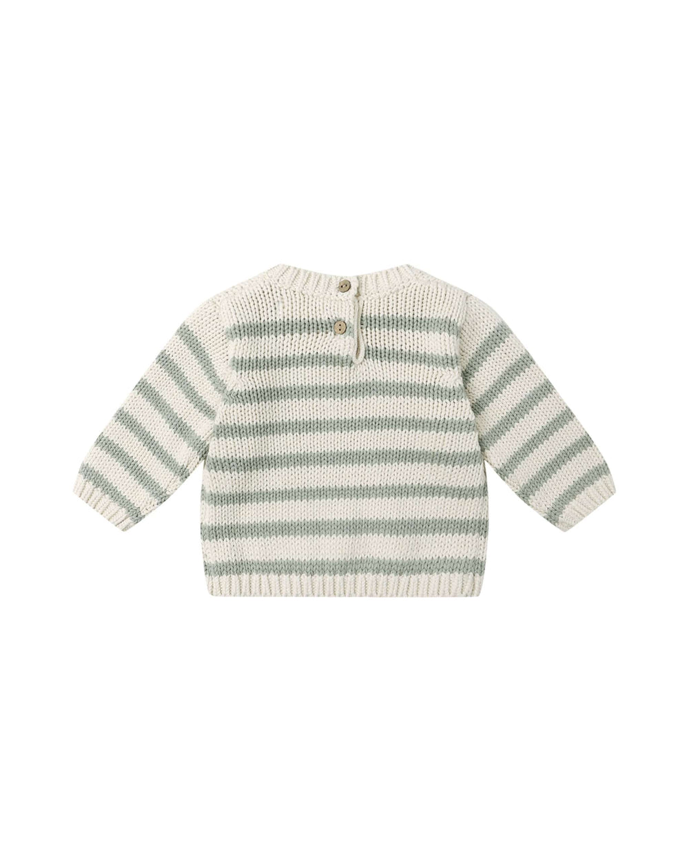 Quincy Mae Baby Rex Sweater - Fern Stripe