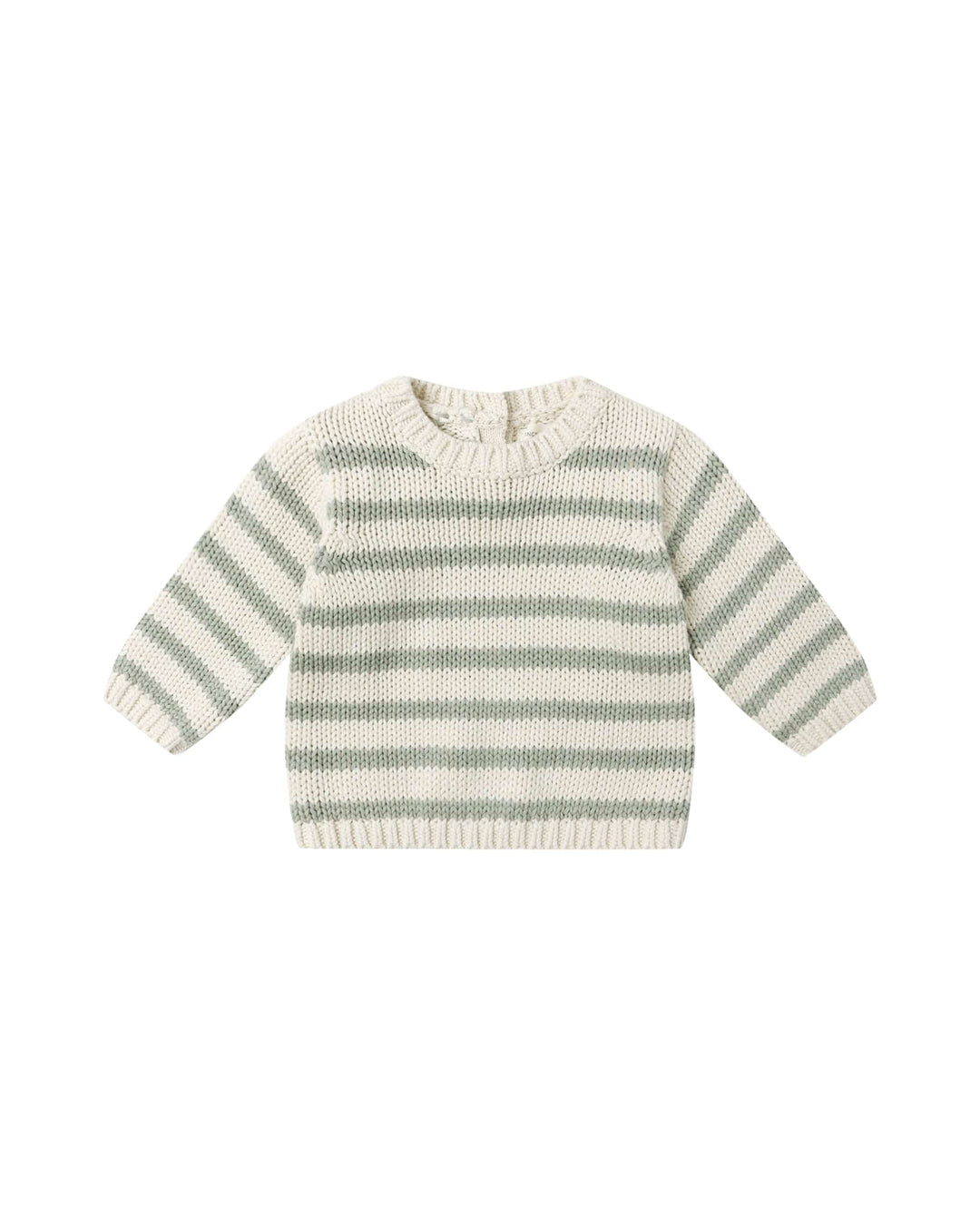 Quincy Mae Baby Rex Sweater - Fern Stripe
